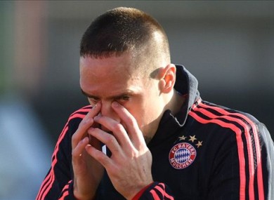 Franck Ribery tried to sue the writer for describing the Bayern Munich forward as