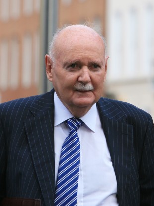 Fingleton arriving at the banking inquiry in September.