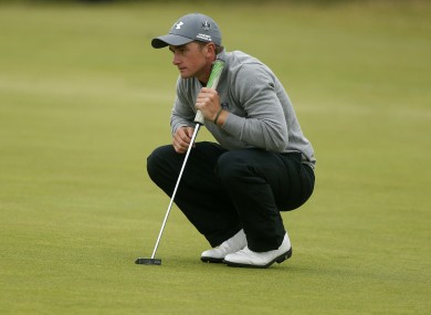 Dunne: four birdies and just one bogey on day one (file photo).
