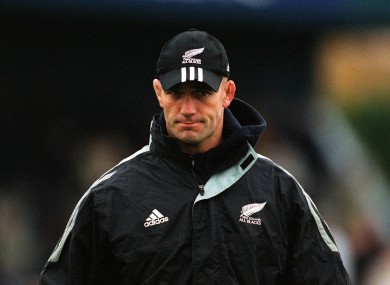 John Mitchell pictured in 2001 during his time as All Blacks coach.