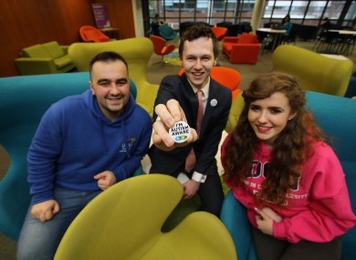 Ardit Hoxha, Adam Harris and Caoimhe Ni Chatail