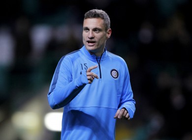 Vidic has been relegated to the bench this season.