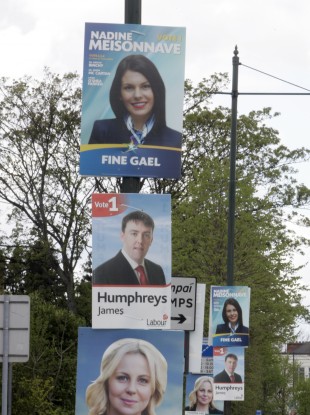 File photo of local election posters.