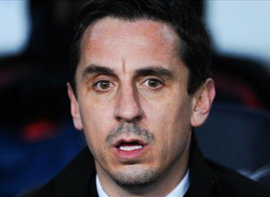Gary Neville has come under pressure at Valencia of late.