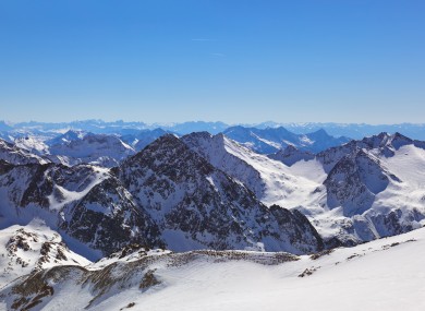 The Alps near Innsbruck.