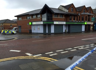 Police seal off a large area after a device exploded under a car in east Belfast.