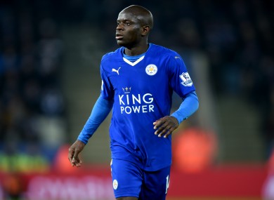Leicester City's N'golo Kante has become a key player for the team.