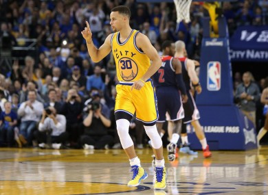 Golden State Warriors star Steph Curry had a relatively quiet night by his standards.