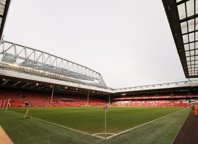 Anfield will be used for rugby league.