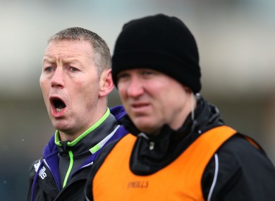 Ciaran Carey and Mark Foley take their Kerry into action against Laois on Saturday.