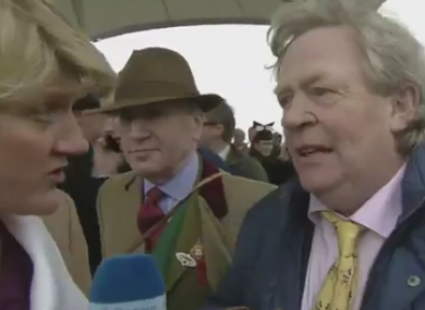 Morris and presenter Clare Balding.