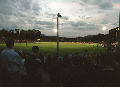 Myreside in 2001, when Munster visited for a Celtic League fixture.