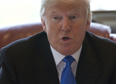 Presumptive Republican presidential candidate Donald Trump