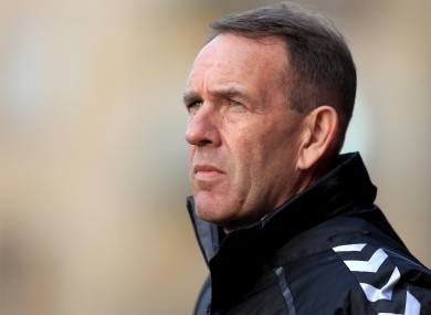 Derry manager Kenny Shiels claims he was subjected to sectarian abuse.
