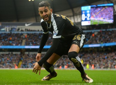 Leicester City winger Riyad Mahrez