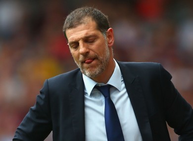 West Ham manager Slaven Bilic