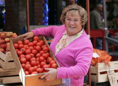 Brendan O'Carroll as Agnes Browne on set during filming for Mrs Brown's Boys D'Movie.