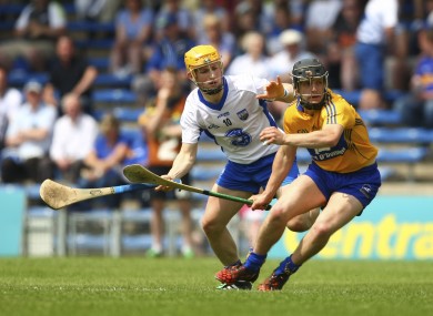 Clare's Eoin Quirke in action against Waterford's Andy Molumby.