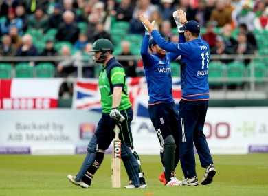 Ireland last played England in May 2015.