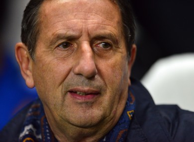 Former Belgium manager Georges Leekens.
