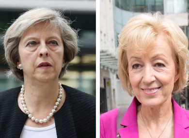 Theresa May (left) and Andrea Leadsom.