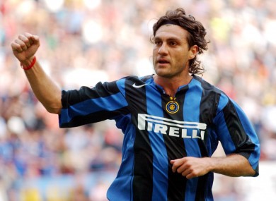 Vieri won 49 international caps for Italy.