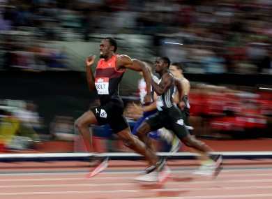Bolt: won comfortably in 19.89.