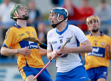 Stephen Bennett celebrates scoring Waterford's first goal