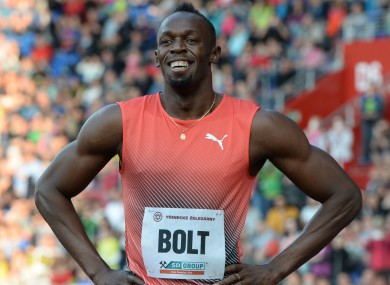Six-time Olympic champion Usain Bolt