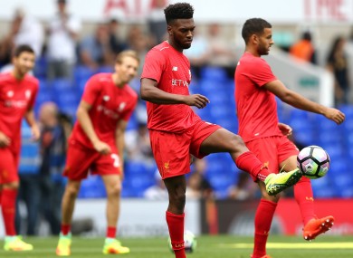 Liverpool forward Daniel Sturridge