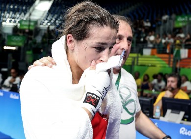 Taylor: devastated after shock defeat to Finland's Potkonen.