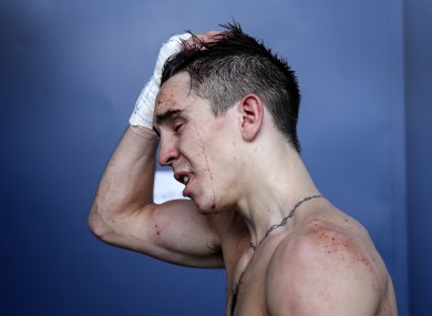 Ireland's Michael Conlan following his defeat to Vladimir Nikitin of Russia.