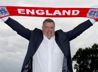 Allardyce's first game in charge of England will be the World Cup qualifier in Slovakia.