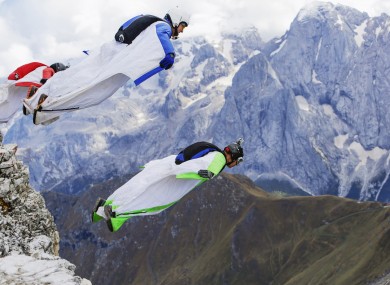 File photo of base jumping