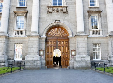 Main entrance, Trinity College Dublin.