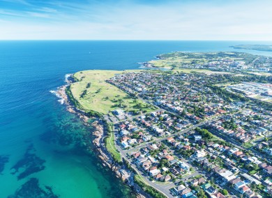 Maroubra is about 10km southeast of downtown Sydney.
