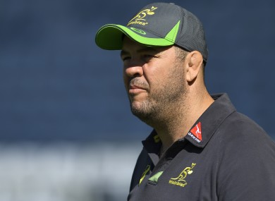 Australia coach Michael Cheika.
