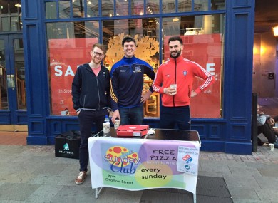 Ruairi Barrins, Cormac Noonan and Colm Gleeson.