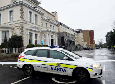 The scene of the Regency Hotel shooting in February.