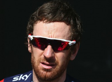 British cyclist Bradley Wiggins