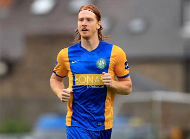 Hugh Douglas was on target for Bray tonight (file pic).