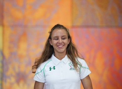 The visually-impaired athlete will race for a medal on Saturday.