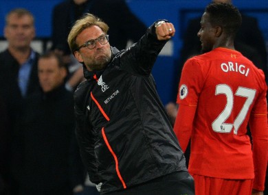 Liverpool coach Jurgen Klopp.