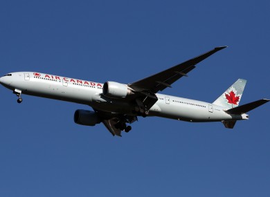File photo of an Air Canada Boeing.