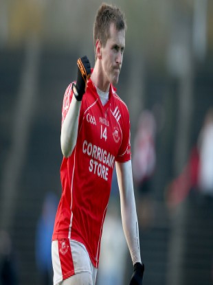 Cillian O'Connor on fire for Ballintubber this afternoon.