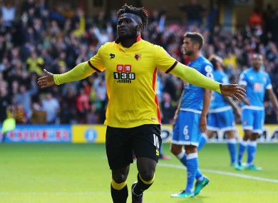 Watford striker Isaac Success.
