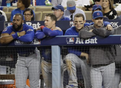 Cubs: haven't scored since the eighth inning of Game 1.