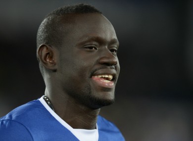 Everton striker Oumar Niasse.