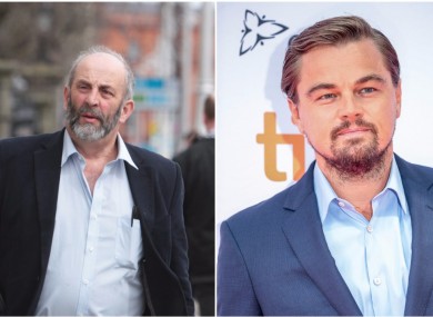 Danny Healy-Rae (left) and Leonardo DiCaprio (right), have crossed paths over climate change.