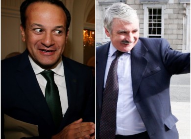Fine Gael's Leo Varadkar and Fianna Fáil's Willie O'Dea.